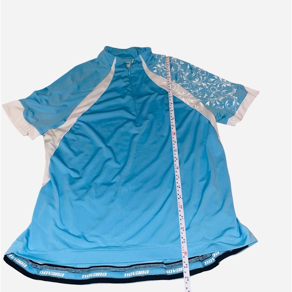 Novara | Classic Short Sleeve Cycling Jersey Blue & White Womens XL - Picture 5 of 11